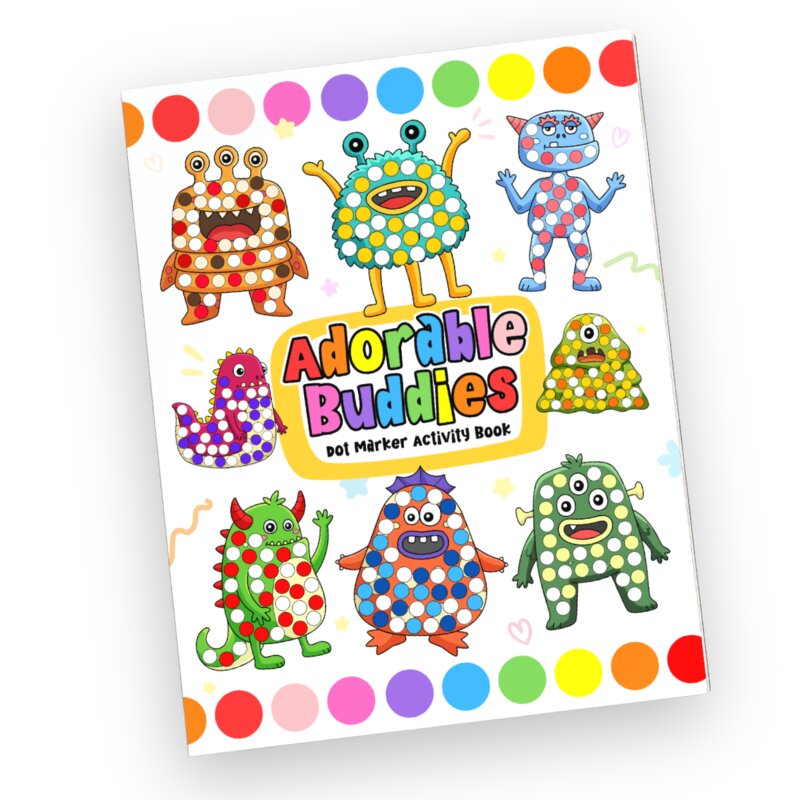 Dot Markers: Adorable Buddies cover