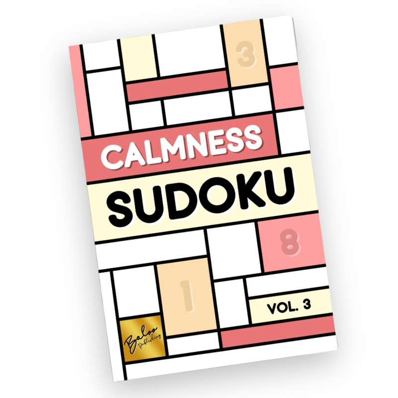 Calmness Sudoku Book Vol. 3 cover