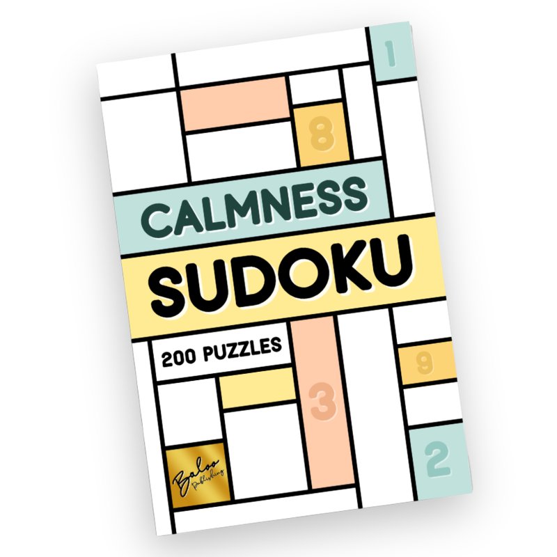 Calmness Sudoku Book cover