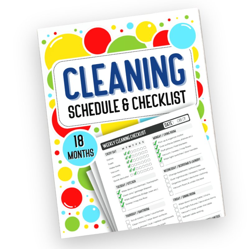 Cleaning Schedule and Checklist book cover