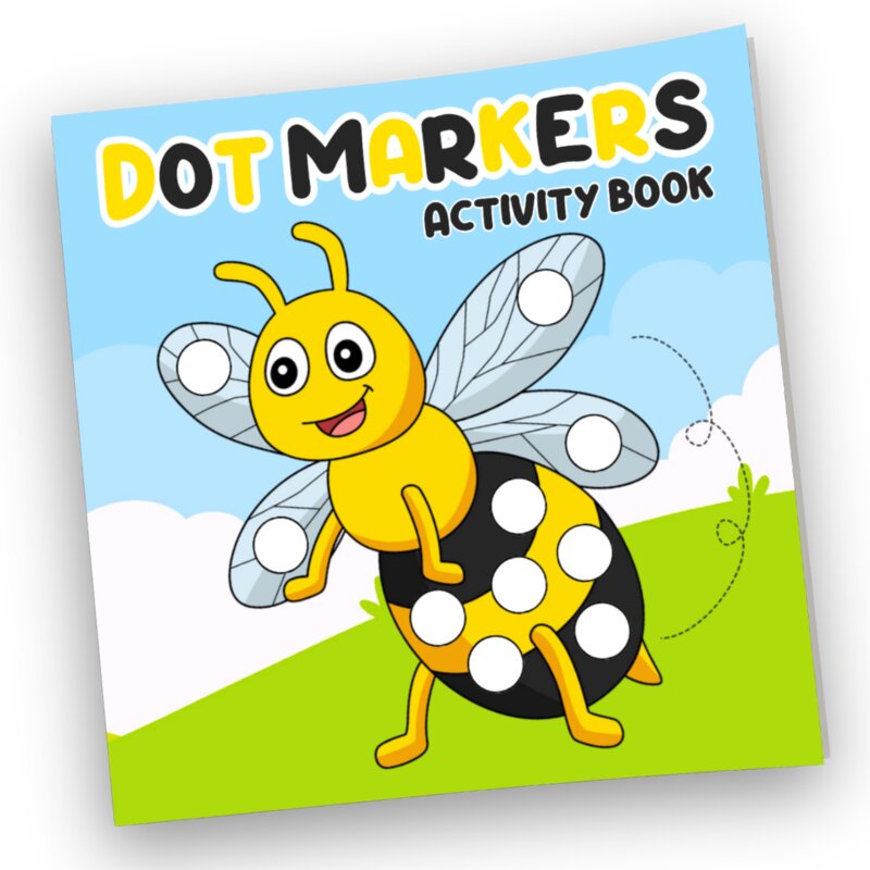 Dot Markers: Cute Animals (bee cover) cover