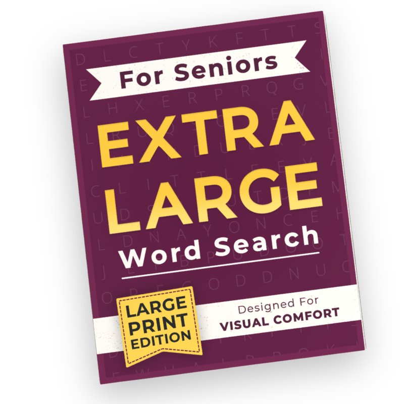 Extra Large Word Search for Seniors book cover