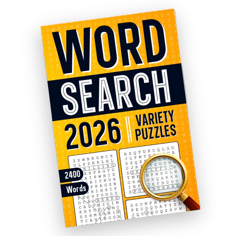 2400 Variety Word Search Puzzle Book cover
