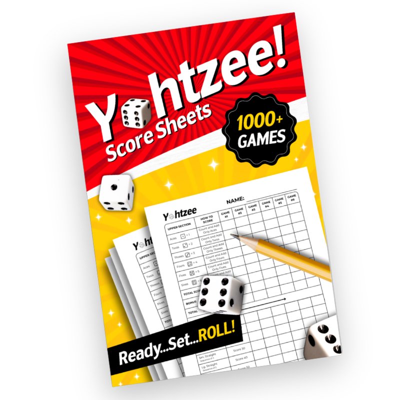 Yahtzee Score Sheets cover